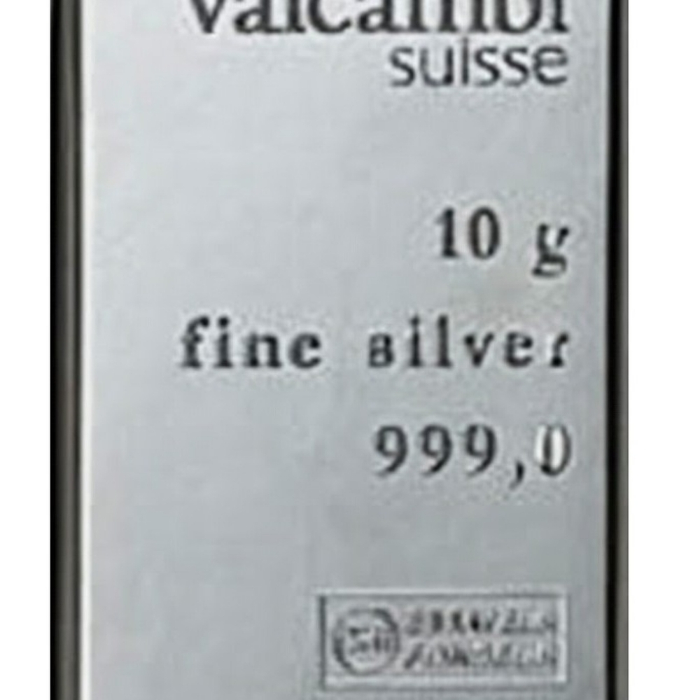 1 Bar (10 Gram) .999 Fine Pure Silver Bar